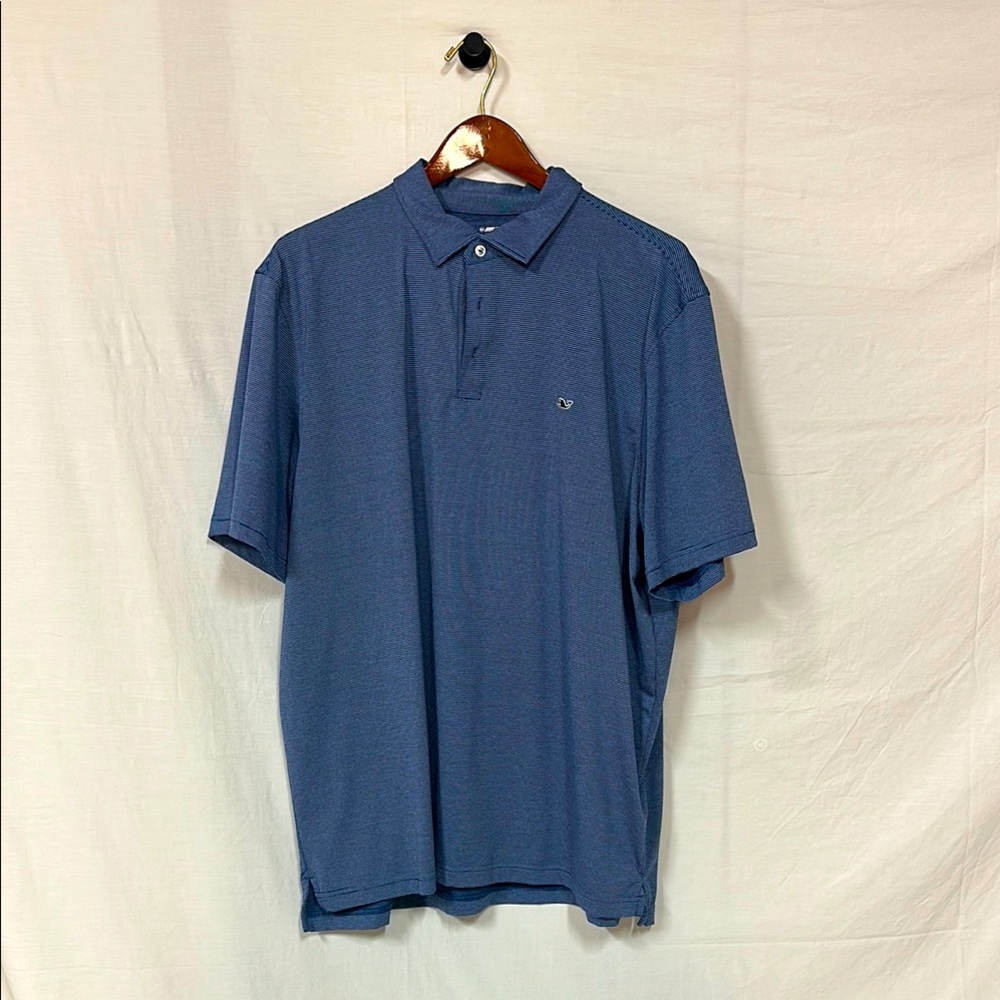 Vineyard Vines Blue Polo Shirt Classic Short-Sleeve